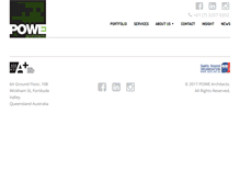 Tablet Screenshot of powearchitects.com